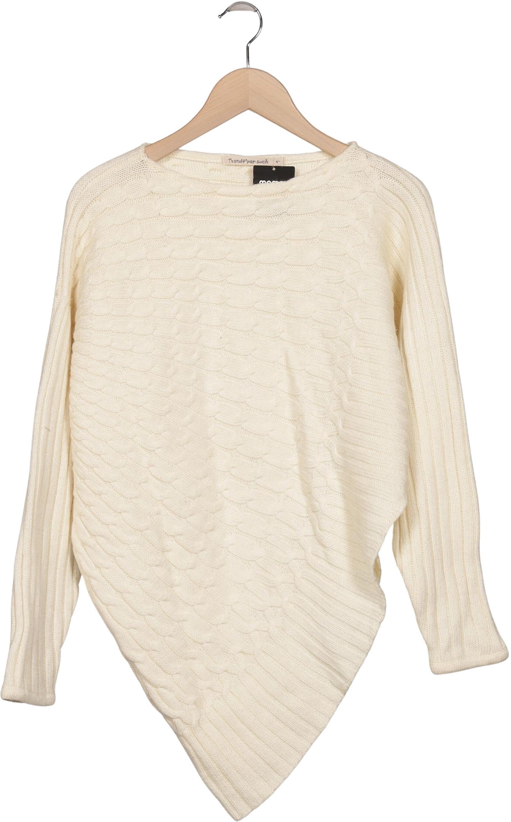 Transit PAR Such Damen Pullover, Cremeweiß, Gr. S, kein / Etikett - Second Hand