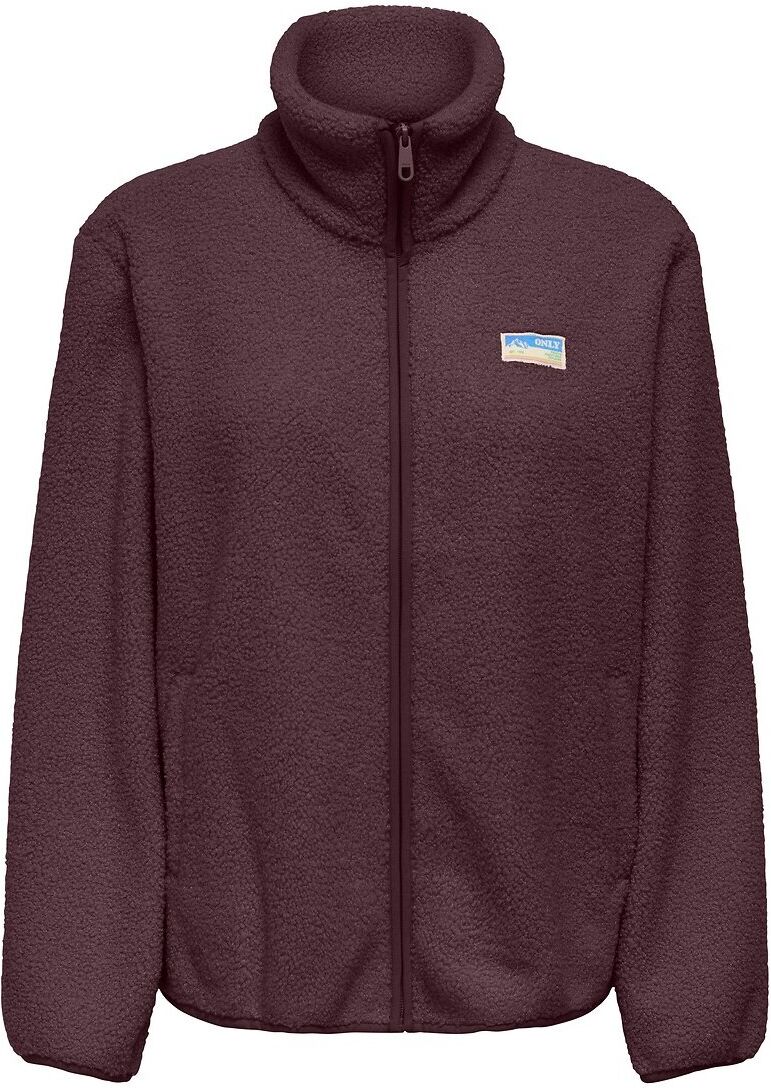 ONLY Sweat zippé en sherpa