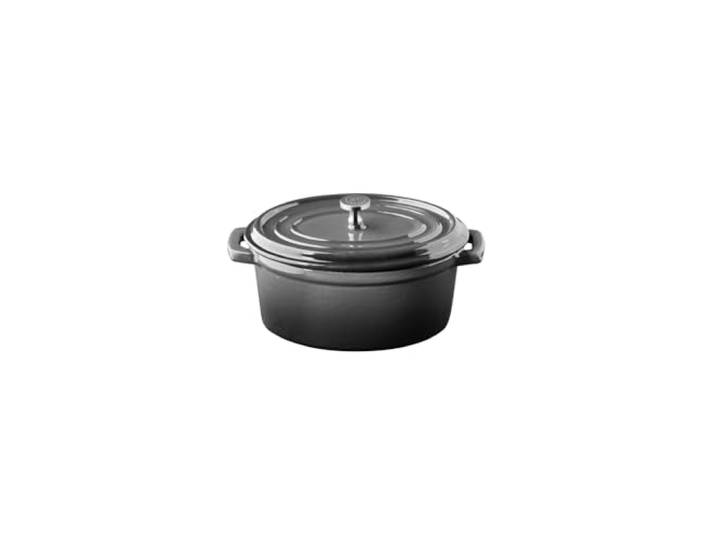 APS 88334 Mini-casserole avec couvercle 5 STARS - fonte émaillée\, 0\,45 litre\, anthracite\, compatible induction