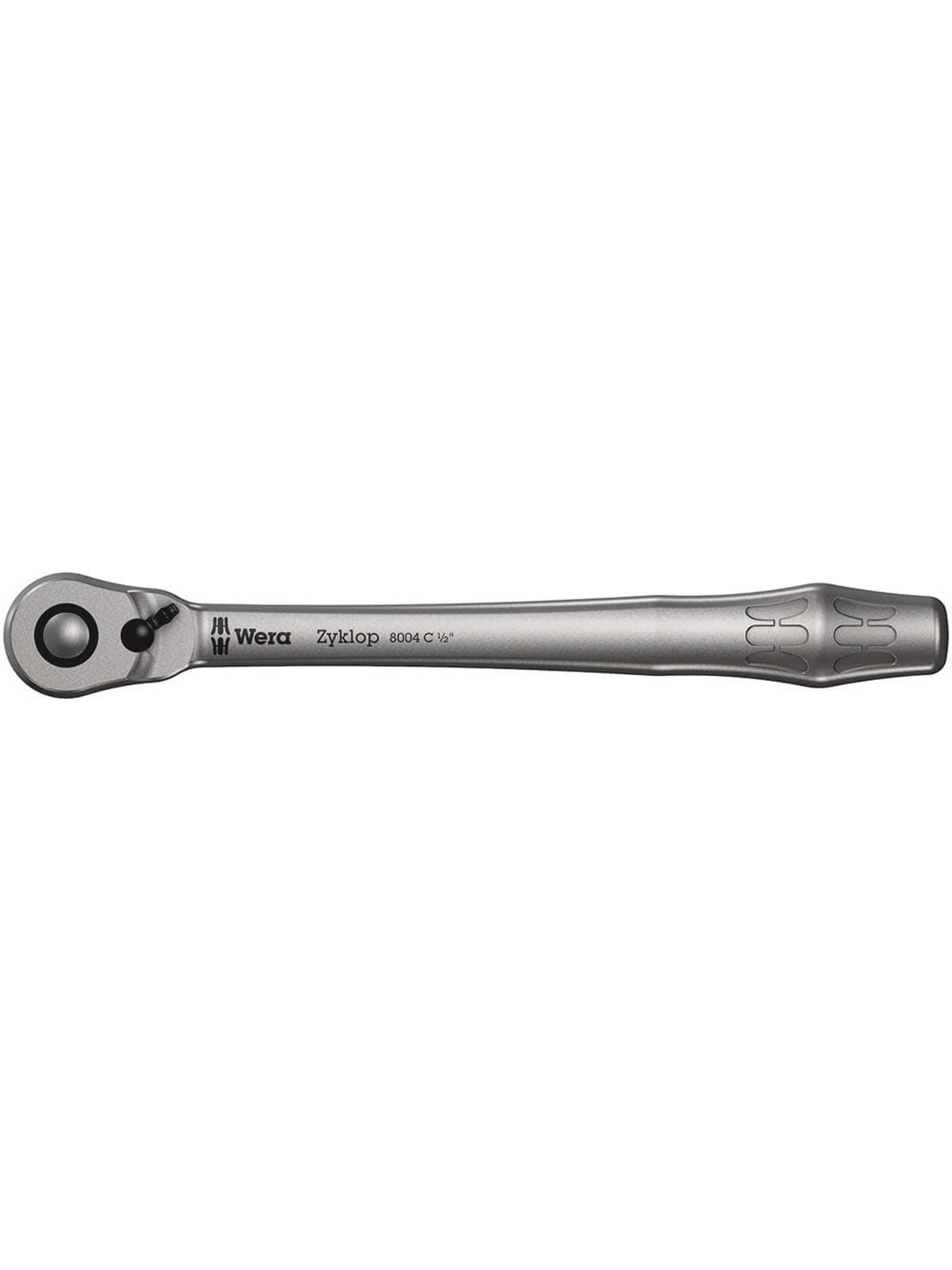 Wera 8004 C Zyklop Metal-Knarre mit Umschalthebel mit 1/2"-Antrieb , 1/2 Zoll x 281 mm