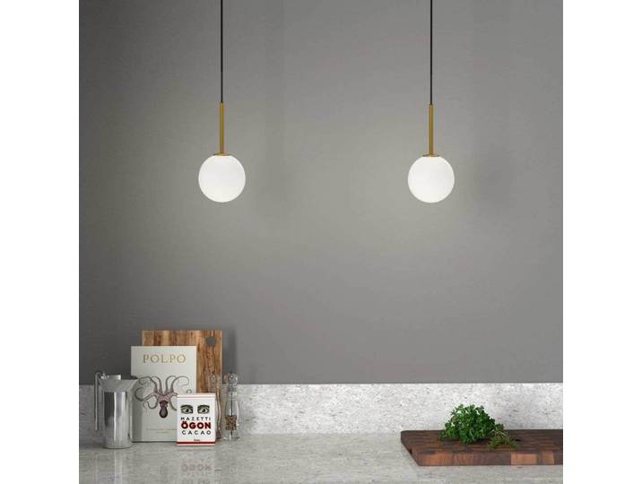 Ballon Hanglamp Satin Brass - Herstal - Woonkamer - Metaal