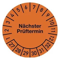 Moedel, Sicherheitskennzeichnung, Mehrjahresprüfplakette