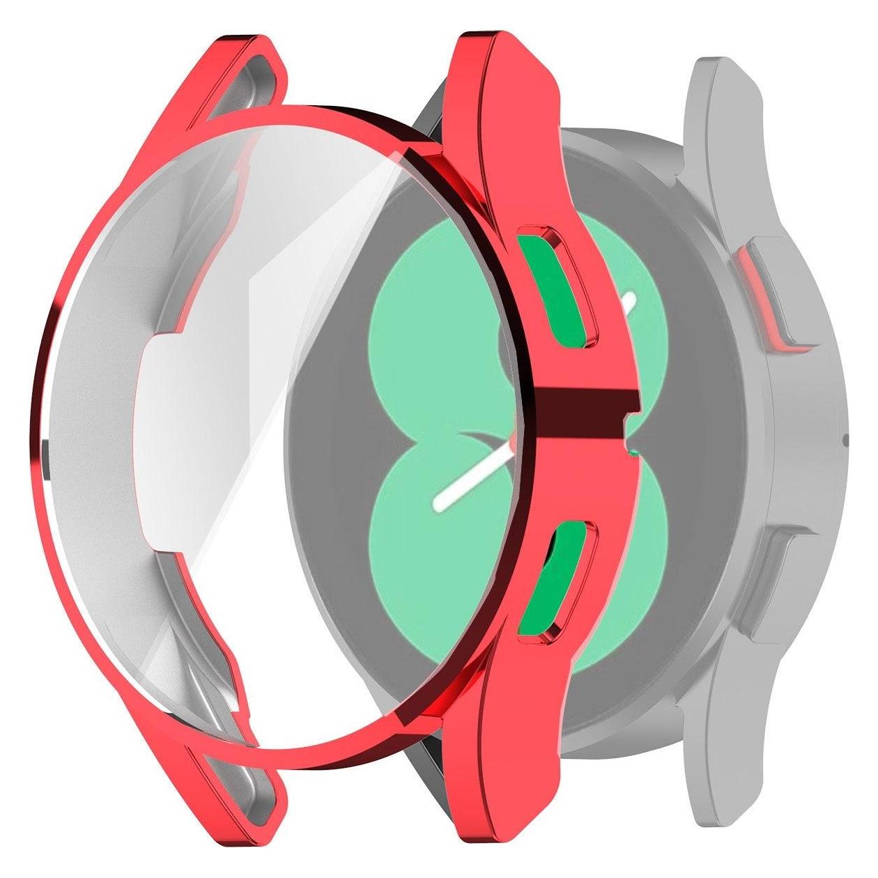 Cover-Discount Galaxy Watch 4 40mm - Gummi Schutz Case rot (EDA002013301C)