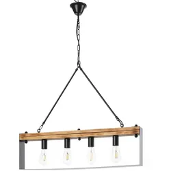 Hängeleuchte Susan Braun/Schwarz max. 22 Watt