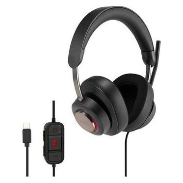 Kensington H2000 Wired Headset USB-C, Black (Kabelgebunden, USB-C) (K83451WW)