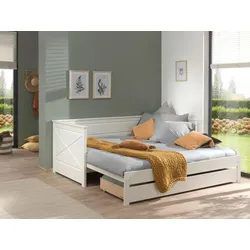 Ausziehbett Pino Weiß