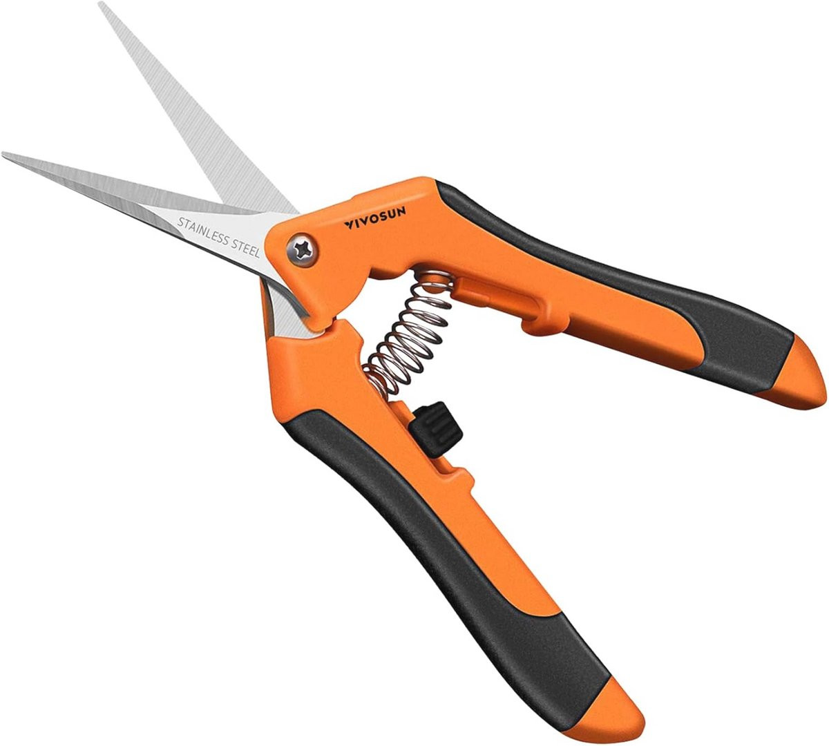 LTPRTZ Tuinschaar Handsnoeischaar 2-pack, Oranje, RVS, 16,5 cm