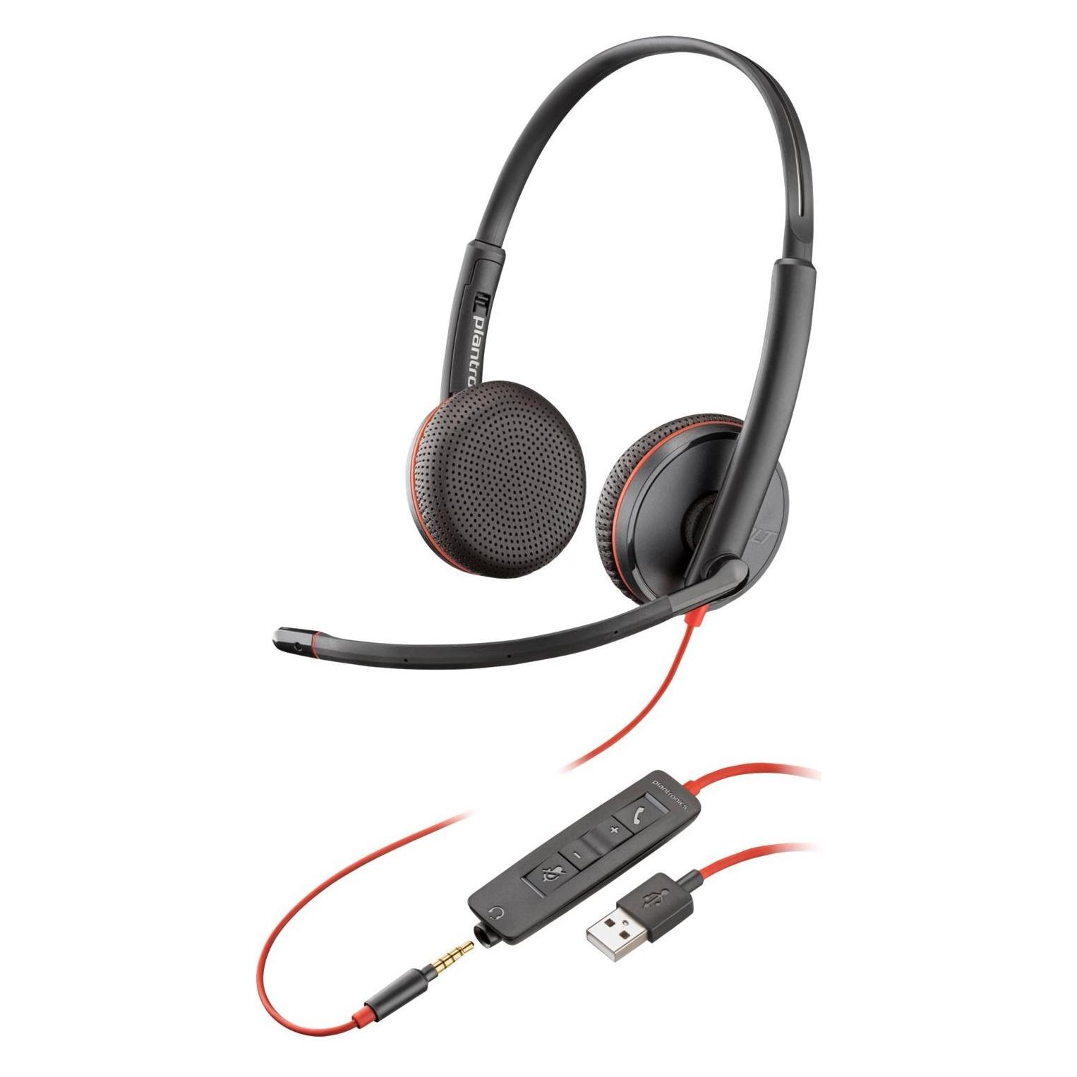 HP Poly Blackwire 3225 Stereo USB-A (Kabelgebunden, USB-A) (80S11AA)