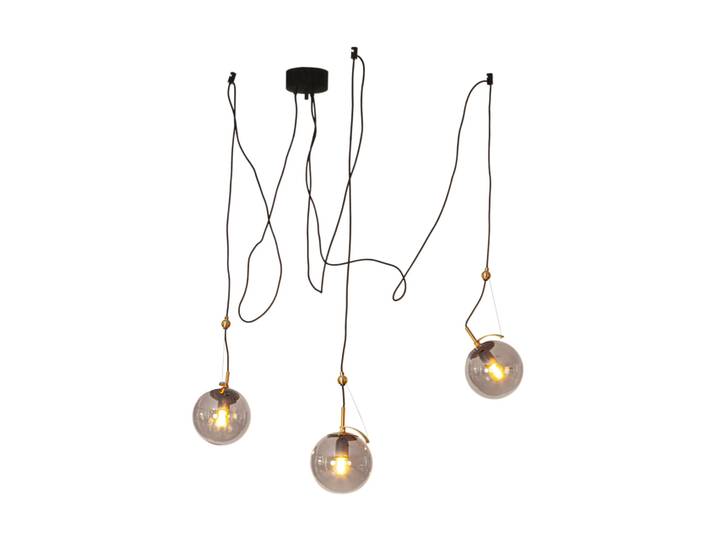 By Rydéns Lampe à suspension Carry 18 cm 3 gris