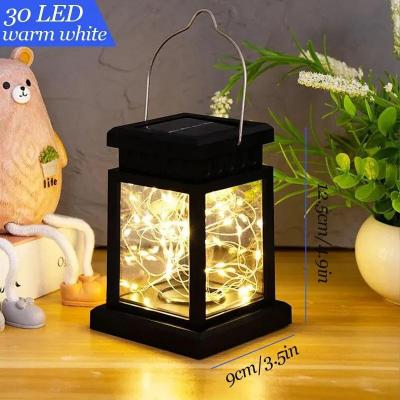 Uplift Essentials Solar LED Garden Lantern   Decorative Outdoor Bird & Candle Lighting 30led Warm White