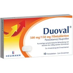 Duoval 500 Mg/150 Mg Filmtabletten 10 St