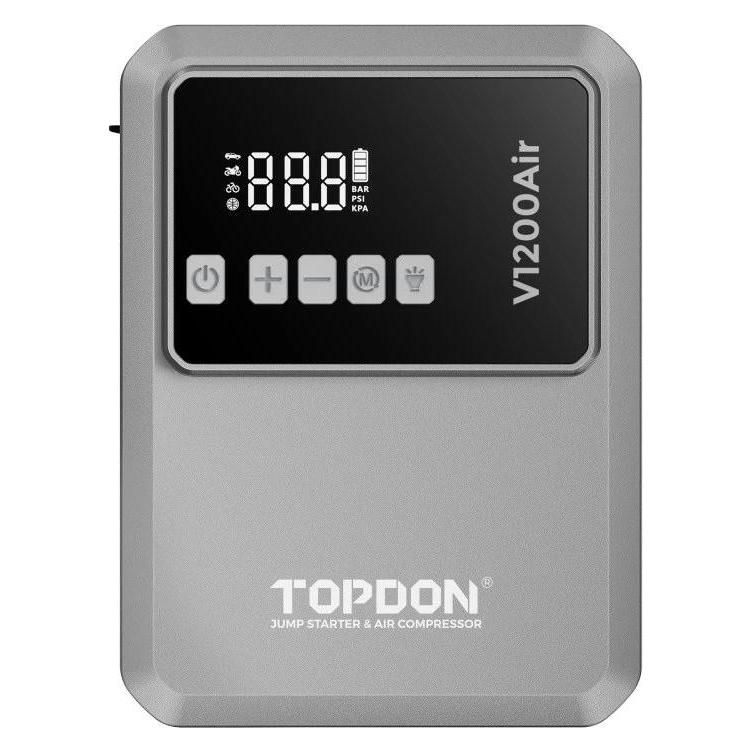 Topdon Car Jump Starter JumpSurge V1200air (1200 A, 10000 mAh) (TOPV1200AIR)