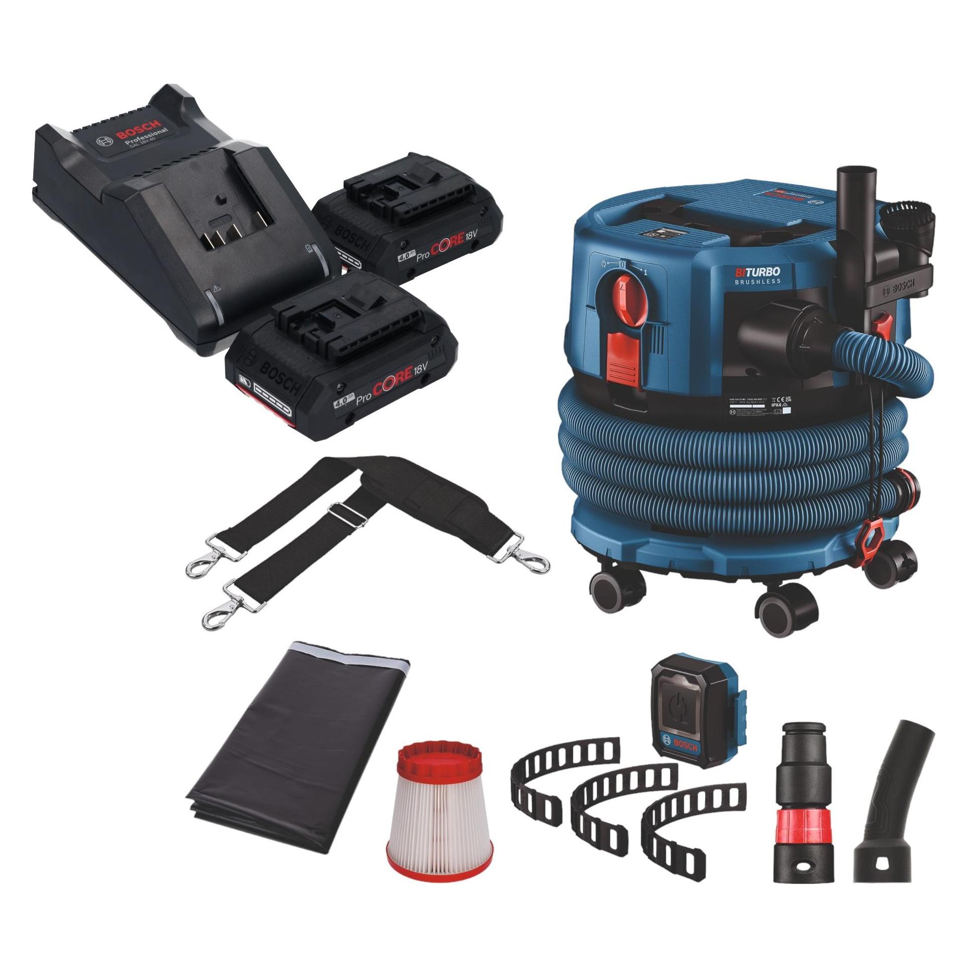 Bosch Professional GAS 18V-12 MC (Nass-Trockensauger) (06019K2000)
