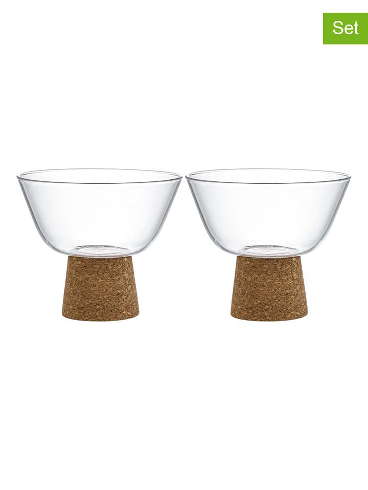Vialli Design 2er-Set: Dessertschalen - 380 ml - onesize