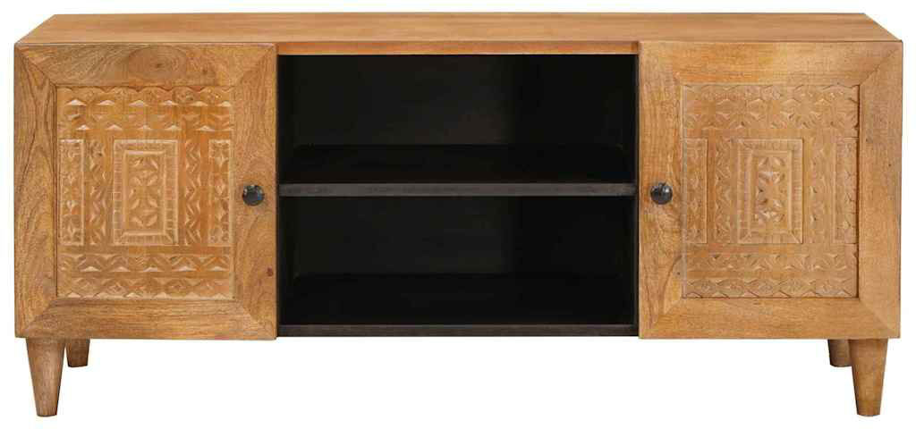 World Menagerie TV Stand Light Brown 48"