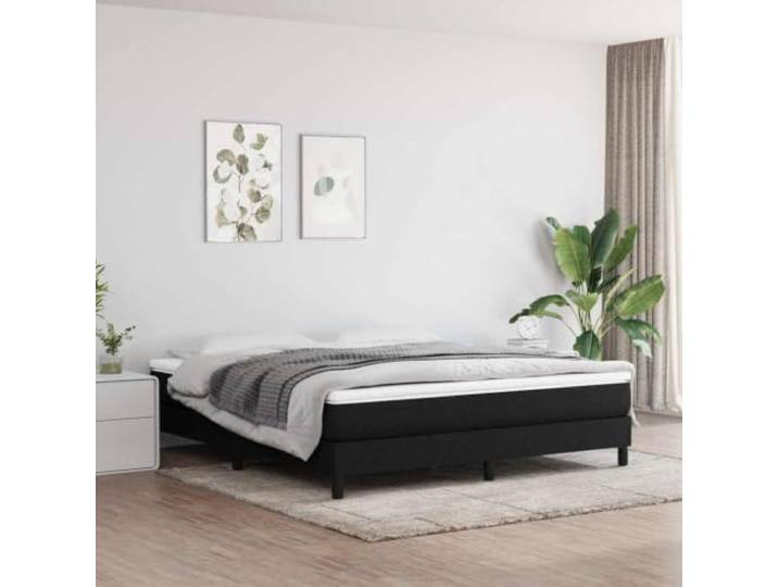 KTHLBRH Taschenfederkernmatratze Mittel 180x200x20 cm Schwarz Stoff Stoffbezug atmungsaktiv, mittelharte Stützung, Taschenfedern, Schaumstoff, 180x200x20 cm