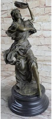 Bronzhaus Signed Original Happy Dancer Bronze Figurine Figure Statue Sculpture Art Decor