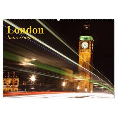 London • Impressionen (Wandkalender 2027 DIN A2 quer), CALVENDO Monatskalender
