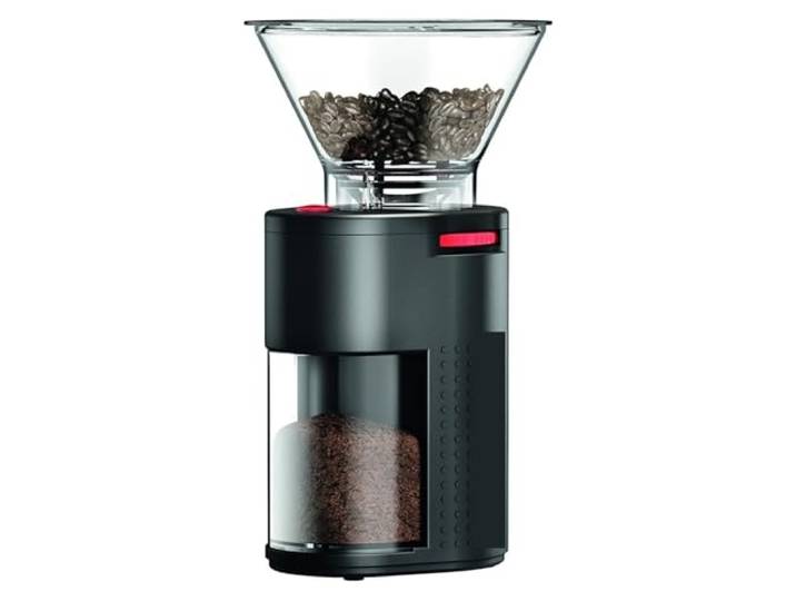 Mahlwerk, Elektrische Kaffeemühle mit konischem Mahlwerk, leise, einstellbarer Mahlgrad