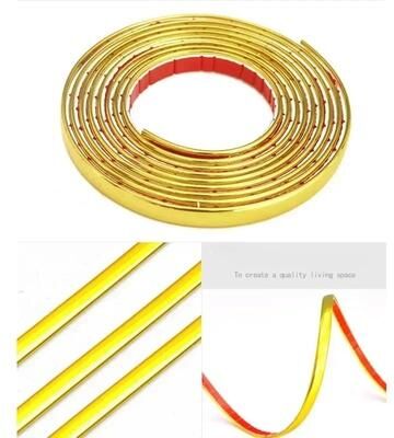 Uplift Picks Self Adhesive Mirror Frame Trim Adds Elegant Detail Without Drilling Tools gold 5m