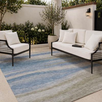 Addison Rugs Machine Washable Indoor/ Outdoor Ombre Volga Chantille Rug