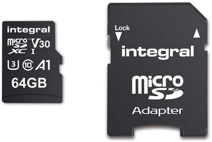 MEMÓRIA MICRO-SD INTEGRAL 64GB 100MB