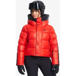 Raise Puffer Ski Jacket Damen Aura Red, Größe:M - Skijacken - Rot