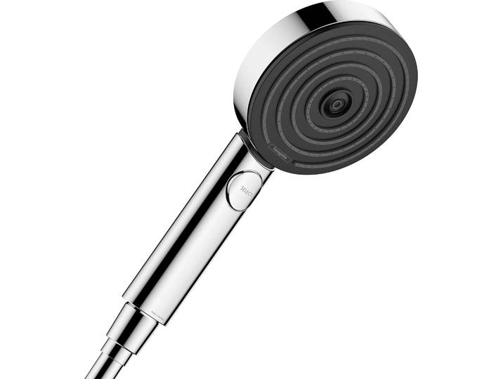 Douche de la série hansgrohe Pulsify Select S\, modèle 105\, avec 3 jets\, fonction Relaxation\, technologie EcoSmart\, finition chromée