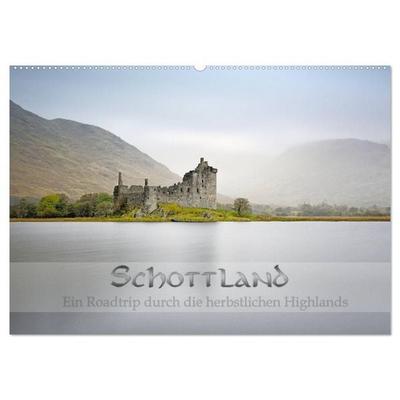 Schottland - Ein Roadtrip durch die herbstlichen Highlands (Wandkalender 2026 DIN A2 quer), CALVENDO Monatskalender