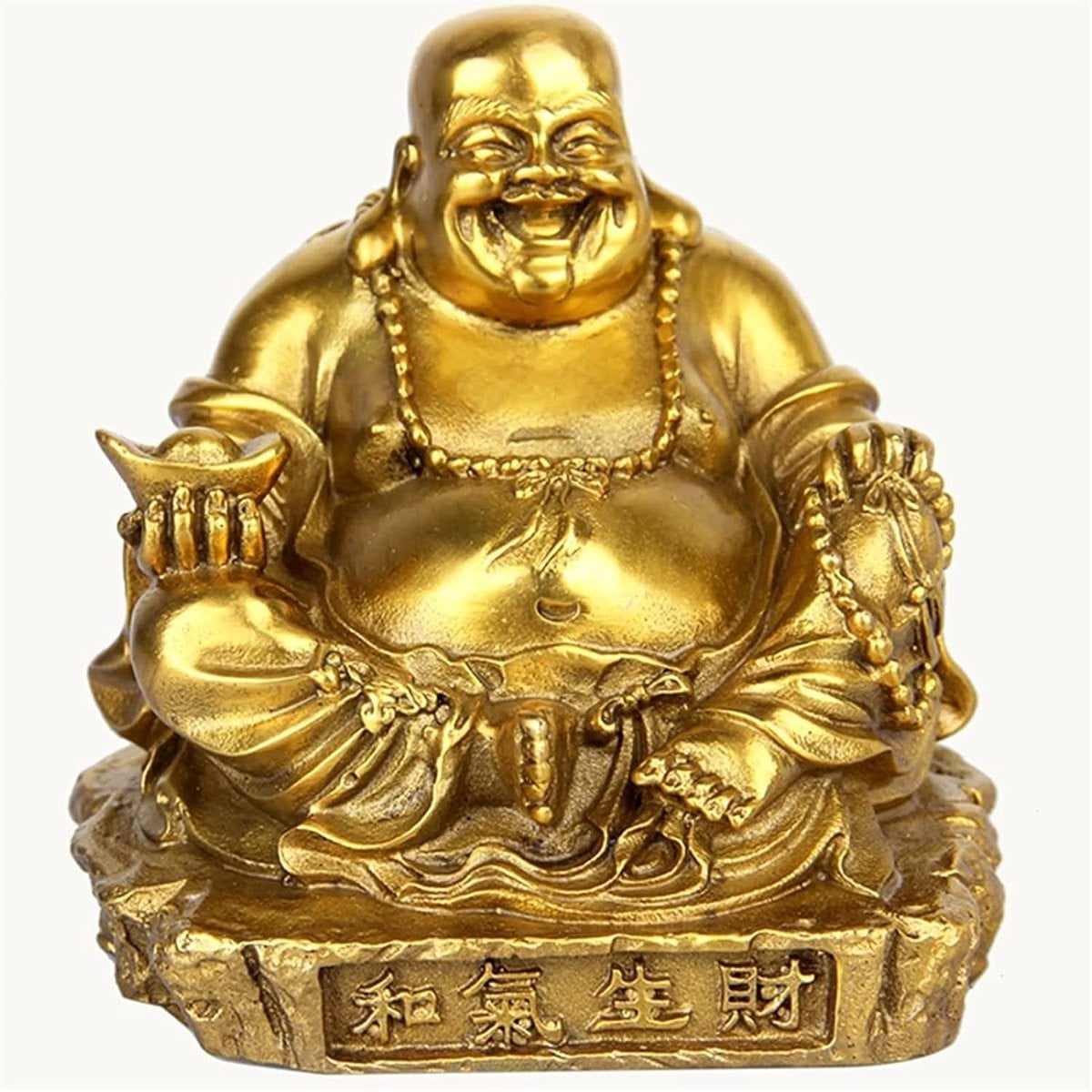 Handgemaakt Messing Boeddha Beeldje voor Feng Shui Decoratie