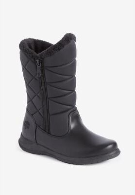 Women's Edgen Waterproof Boot by TOTES in Black (Size 10 M)