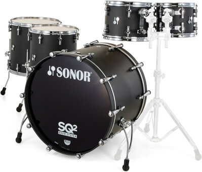 Sonor SQ2 Rock Set Dark Satin Dark Satin