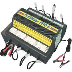 Tecmate, Autobatterie Ladegerät, Optimate Pro 8 Lade-und Testgerät (1 A, 12V, 6V)