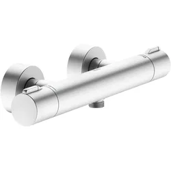 KEUCO PLAN blue Thermostat-Brausearmatur Wandmontage Aufputz, 53926171001, Farbe: Aluminium-finish