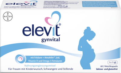 Bayer Vital GmbH ELEVIT 2 Schwangerschaft Weichkapseln 60St 63,1 g 10940974