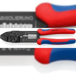 KNIPEX Crimpzange, schwarz lackiert, 230 mm
