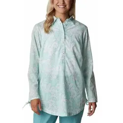 COLUMBIA Damen Longsleeve Camp Henry™ II Tunic, Größe M in Silber Silber