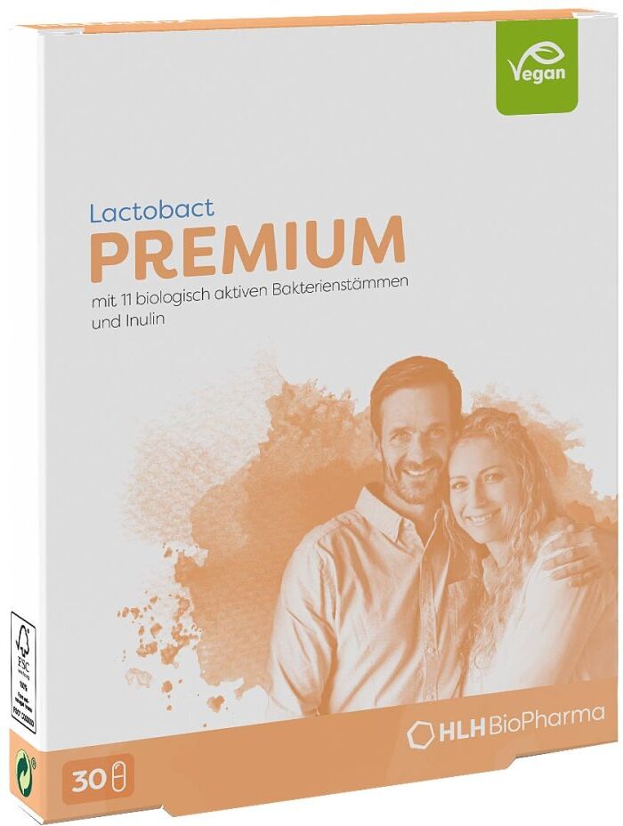 Lactobact PREMIUM Darm-Probiotikum mit Inulin Kapseln 10stk
