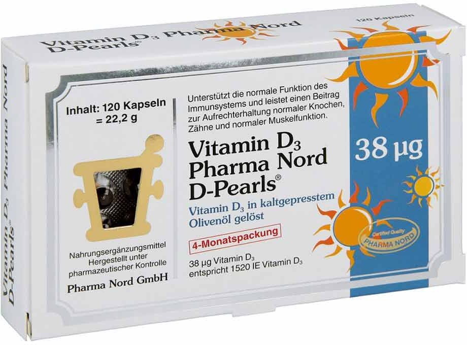 Vitamin D3 Pharma Nord D-pearls Kapseln