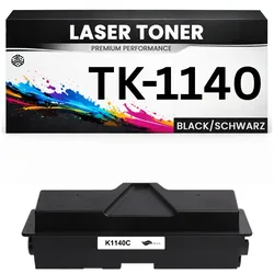 XL Toner TK-1140 für Kyocera Schwarz TK1140 hochwertige Alternative für Kyocera DP-1135MFP, FS-1135MFP, FS-1035MFP, Kyocera ECOSYS M2035dn, M2535dn