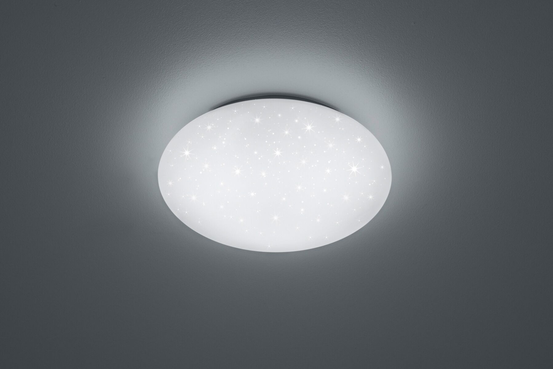 REALITY LEUCHTEN LED Deckenleuchte "GLITTER PUTZ", weiß, Ø 27cm H: 8,5cm, Leuchten, LED Deckenlampe, LED Deckenleuchte