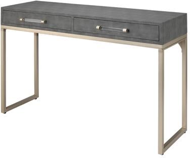 Alden Decor Brayden Faux Shagreen Console