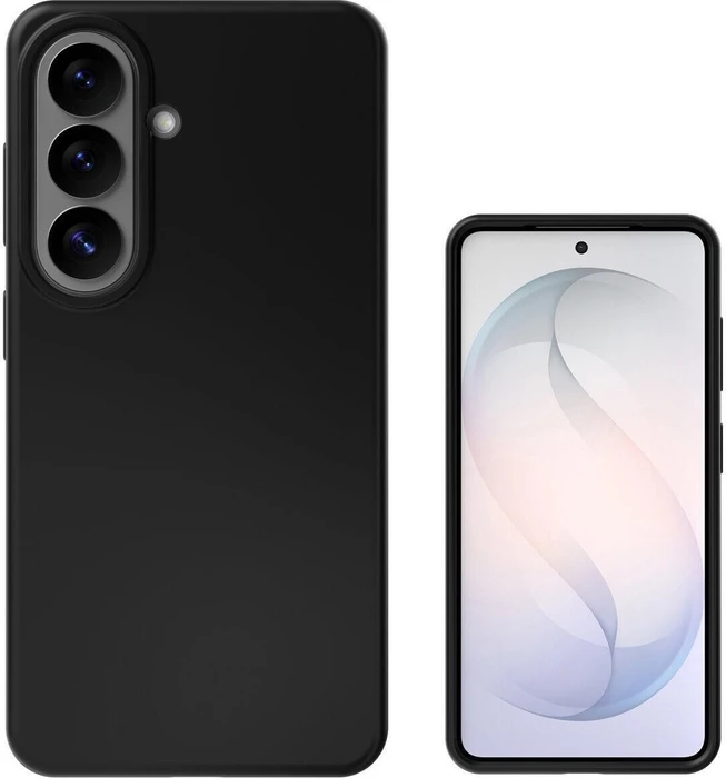 4SMARTS SILICONE CASE CUPERTINO FUER SA GALAXY S26 QI2 READY SCHWARZ