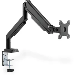 DIGITUS "Single Gasdruckfeder Monitor Klemmhalterung 15-32"", 9 kg (max.), schwarz"
