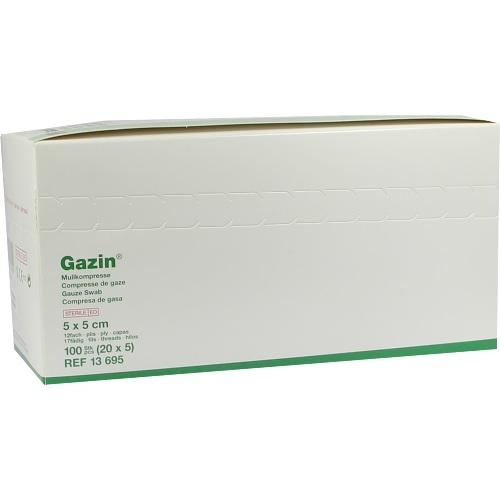 Lohmann & Rauscher GmbH & Co.KG Gazin Kompressen 5x5cm 12fach steril 04957551