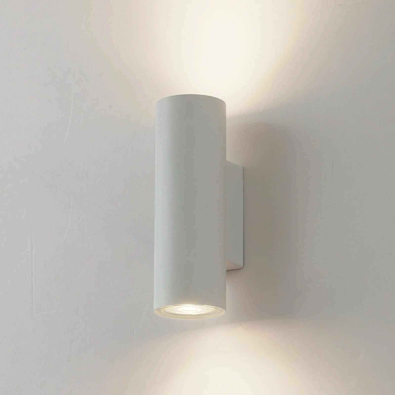 Lindby Joffrey Wandlamp - Modern - Wit - Aluminium en Glas - Dimbaar - Up & Down