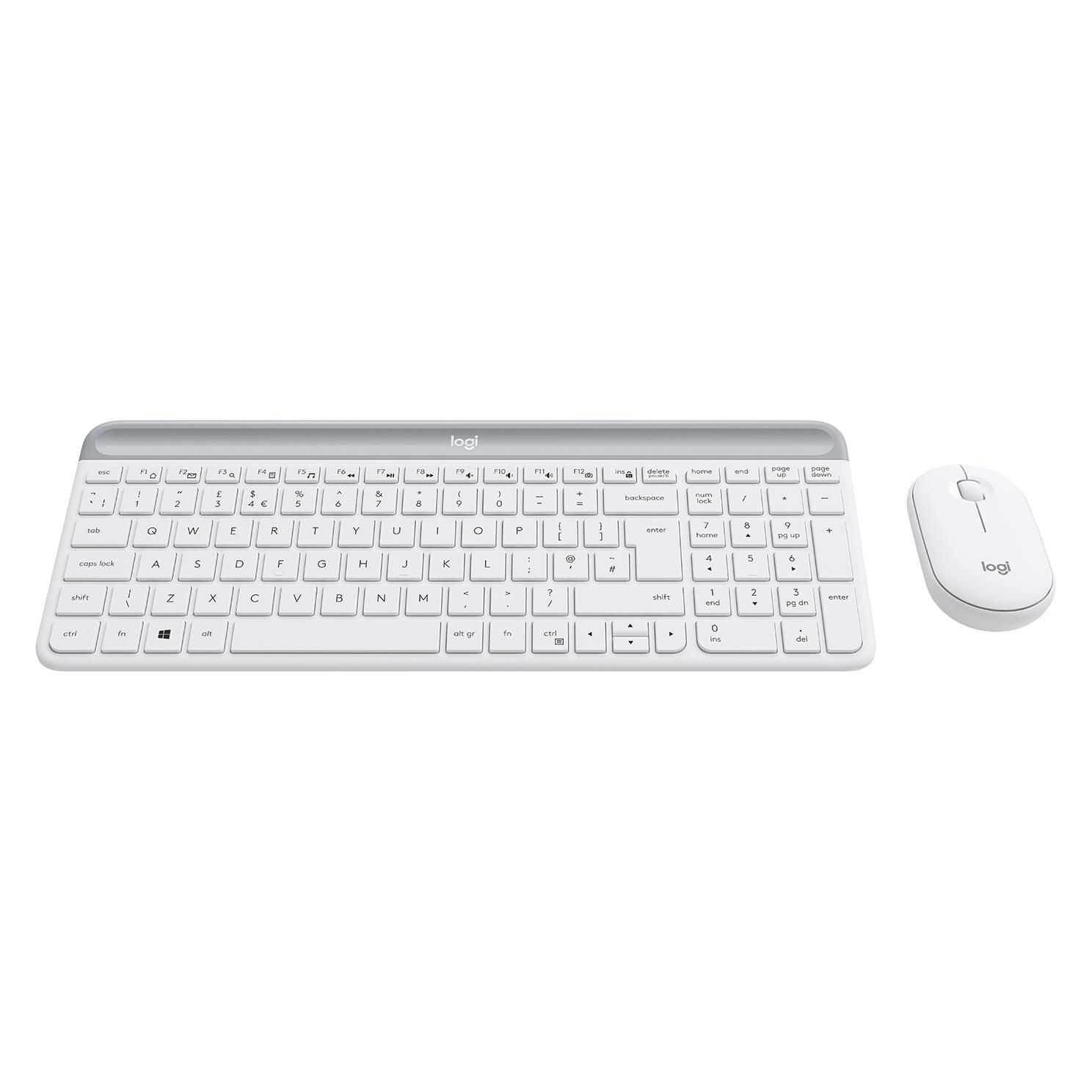 Logitech Slim MK470 Combo (Eng. Int., Kabellos) (920-009203)