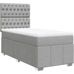 vidaXL, Boxspringbett, Xadenas (Knopfheftung Design) (80 x 200 cm)