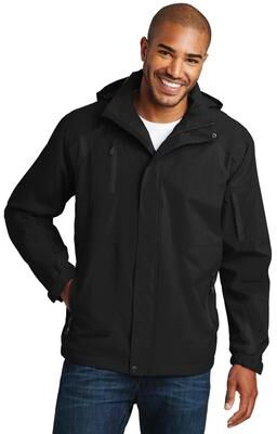 Port Authority J304 All-Season II Jacket in Black size 2XL   Polyester