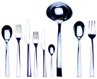 Mepra Elica Flatware Set - 75 Pieces - Stainless Steel